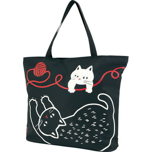 【ギフト包装・のし紙無料】くろちく 和のマルチトートバッグ 猫と毛糸玉 21804710(A3)