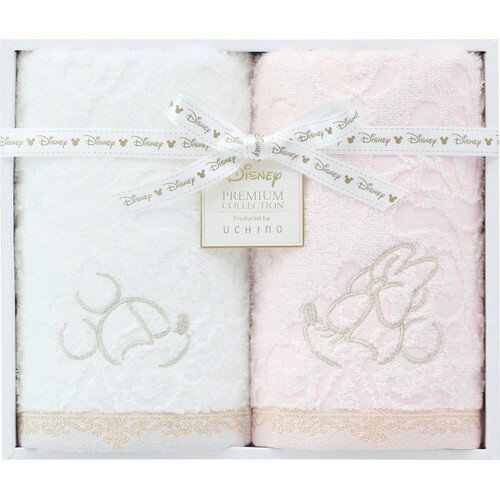 【送料無料・包装無料・のし無料】ディズニー プレミアム フェイスタオル2枚セット ミックス WF30876M(A4)