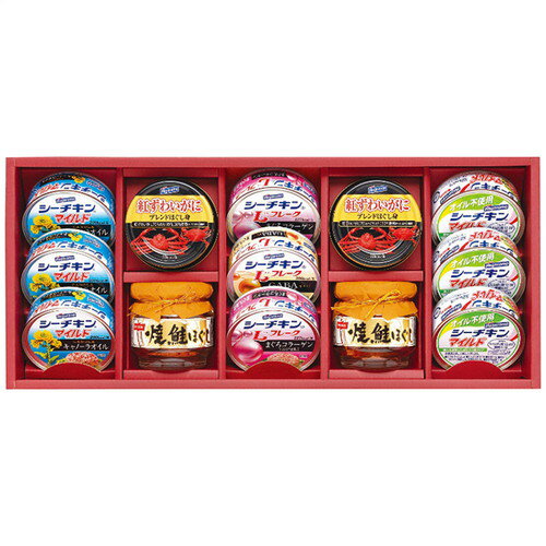 【お歳暮・送料無料】はごろもフーズ バラエティシーフード VX-50C(B4)