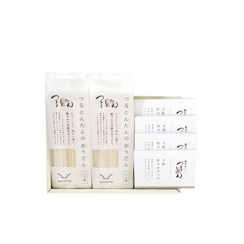 【お歳暮・送料無料】つるとんたん かけのおうどん 4人前 KS-01 御歳暮