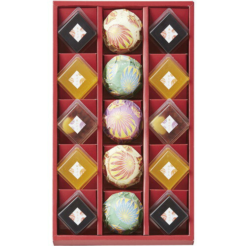 【お歳暮・送料無料】ひととえ 菓と果-てまり- KTA-15 御歳暮