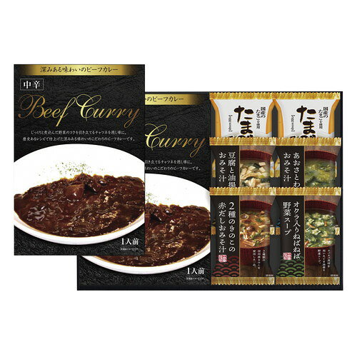 【お歳暮・送料無料】ビーフカレー&フリーズドライスープ詰合せ RW-20 御歳暮