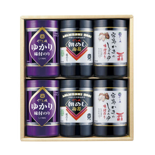 【ギフト包装・のし紙無料】やま磯 味付海苔カップ詰合せ VC-6KG(A4)