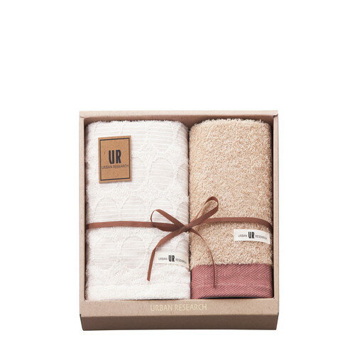 【ギフト包装・のし紙無料】アーバンリサーチ タオルセット レッド UR2315(A4)