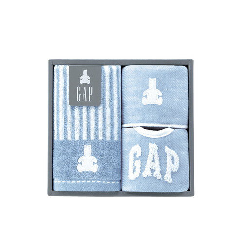 【送料無料・包装無料・のし無料】ベビーGAP ストライプベア ブルー 54-5019200(B5)