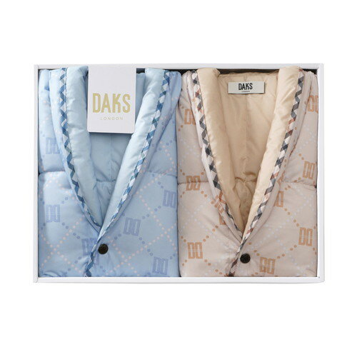 【送料無料・包装無料・のし無料】ダックス 洗える羽毛ポンチョ2P DK561240(A3)