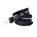 【送料無料・包装無料・のし無料】LACOSTE ベルト ネイビー LB66370(A5)(4)
