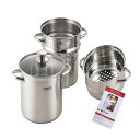 【送料無料・包装無料・のし無料】落合 務 IH対応 スチーム&パスタポット20cm LB-177(A4)