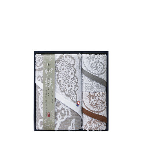 【ギフト包装・のし紙無料】わしょくさらさ 今治産タオルセット IM4548(A4)