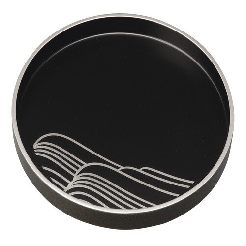 【ギフト包装・のし紙無料】MAKOTOjapan しらなみ 9.0丸盆 0774010(B4)