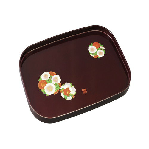 【ギフト包装・のし紙無料】成願義夫 花丸春秋 12.0長手盆 0773039(A3)