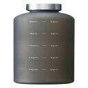 【送料無料・包装無料・のし無料】クリアタイム リマインダーボトル1.0L スモークブラック RH-1651(A4)