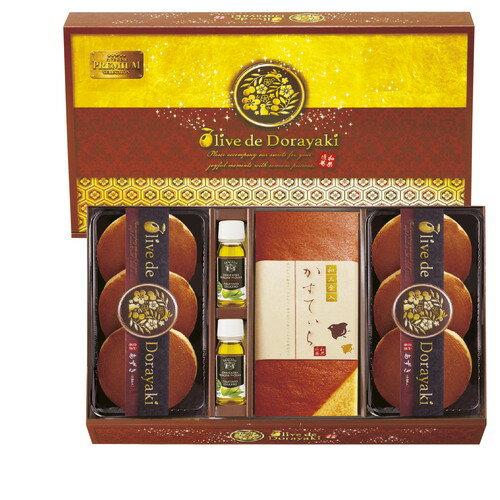 【送料無料・包装無料・のし無料】和菓匠菴 「オリーブ de どら焼き」Premium NODE-CB53(A4)