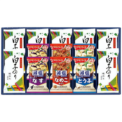 【送料無料・包装無料・のし無料】味之庵 アマノフーズ&白子味のり詰合せ 6393-40(A3)