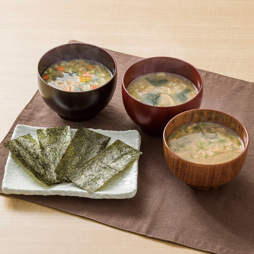 【送料無料・包装無料・のし無料】フリーズドライみそ汁&有明味のりセット NF-CO(A3) digital7-10292891 トキワダイレクト サンプル画像3