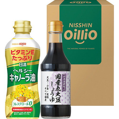 【お中元・送料無料】日清 ヘルシーオイル&小豆島醤油ギフト TOS-10A 御中元