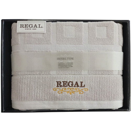 【送料無料・包装無料・のし無料】リーガル/スクエア バスタオル グレー RGH-7309 GY(B4)