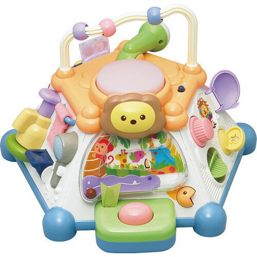 ●紙袋のご用意はできません。●ギフト商品のため納品書は同梱されません。●メーカー都合により、デザイン・内容等が変更になる場合がございます。●ご注文者様宛以外へ発送の場合、お届け先様の転居・住所不明・長期不在などが発生した際は商品をご依頼主様へ転送させていただきます。赤ちゃんの学習能力を引き出す最初の学びに!楽しい指先遊びが脳を刺激し発育を促します。「さわる」「つまむ」「回す」など指先を使う仕掛けに、音や光、アクションが加わり-視覚--聴覚--触覚-を刺激。夢中になって遊んじゃう楽しい知育玩具です。■対象年齢:10ヶ月〜、単3乾電池3本使用(別売)■材質:ABS樹脂・ポリエチレン■商品サイズ:現品約37×35.2×24cm・本体重量=約1.2kg■箱サイズ:37.3×18.5×35【用途】引出物 結婚内祝 婚家 結婚祝 出産内祝 出産祝 仏事 快気 新築 記念 贈答 お返し お祝い 御祝 香典返し 法事 法要 引越し 新築祝い お中元 お歳暮　敬老の日 還暦 賀寿 母の日 父の日 自分へのご褒美　自分へのお取り寄せグルメなど 快気祝い 成人お祝い 金婚式 銀婚式 入籍記念日 白寿 卒寿 米寿 傘寿 喜寿 古希 還暦祝い 賀寿 長寿祝い 緑寿 入園祝い 入学祝い 卒業祝い 就職祝い 新築祝い 開店祝い お土産 お誕生日プレゼント お年賀 お中元ギフト 会社 企業 残暑見舞い●紙袋のご用意はできません。 ●ギフト商品のため納品書は同梱されません。 ●メーカー都合により、デザイン・内容等が変更になる場合がございます。 ●ご注文者様宛以外へ発送の場合 お届け先様の転居・住所不明・長期不在などが発生した際は 商品をご依頼主様へ転送させていただきます。