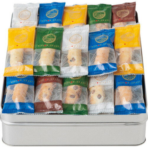 【送料無料・包装無料・のし無料】にっぽんあられ(缶入) NJ-20(B5)