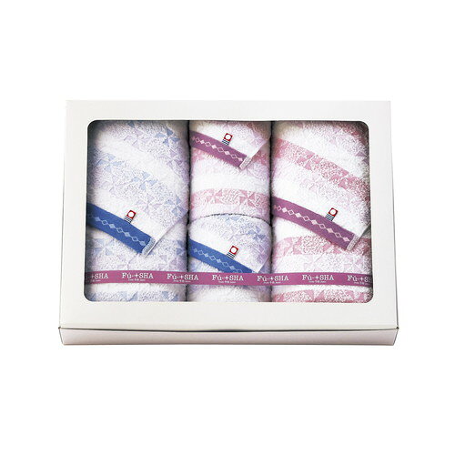 Towel - 【ギフト包装・のし紙無料】Fu-SHA(風車) 今治産 タオルセット FS-GO(A3)