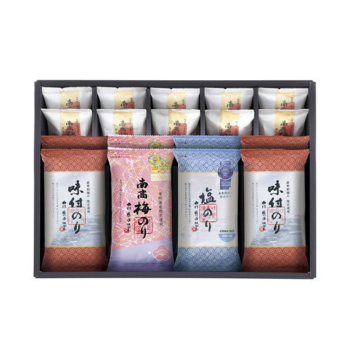 【ギフト包装・のし紙無料】モンドセレクション 金賞銀賞 海苔セット MDS-EJ3(B4)