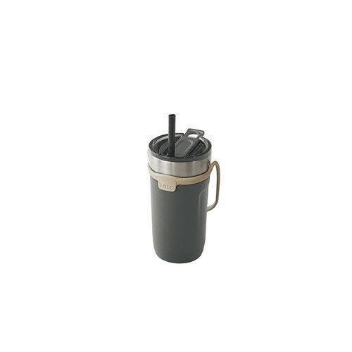 【ギフト包装・のし紙無料】トート ストロー付3Wayタンブラー520ml チャコール RH-...
