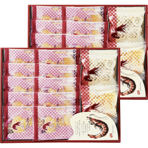 Japanese, Chinese Sweets - 【ギフト包装・のし紙無料】華優雅 えびせんギフト EYG-HR(B4)