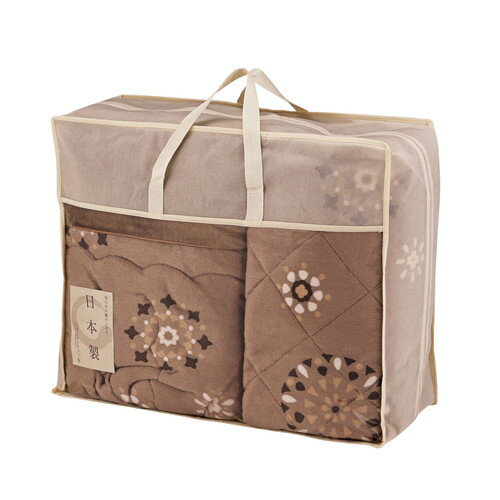 【送料無料・包装無料・のし無料】吸湿発熱わた入り国産やわらかタッチ毛布ふとん&敷パット SV-4160(A3)