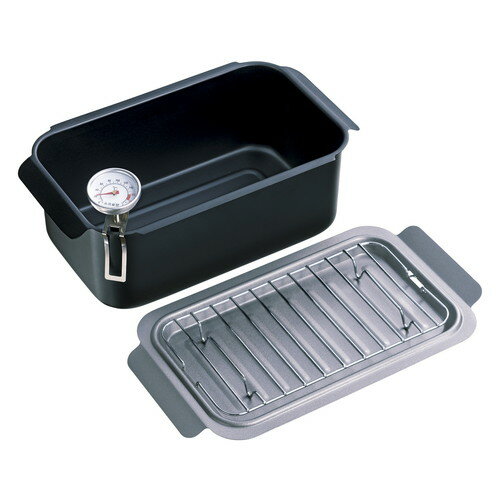 【送料無料・包装無料・のし無料】ポコフリット IH対応角型揚げ鍋(温度計・アミ付) RB-2701(A5)