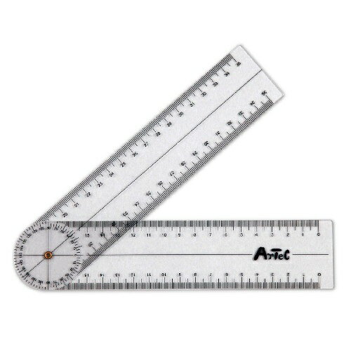 関節可動範囲の測定や、運動角度の測定などに使えます。■45×205mm