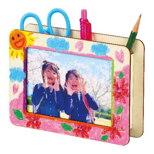 アーテック 木製小物入れL判 ホワイトシート付