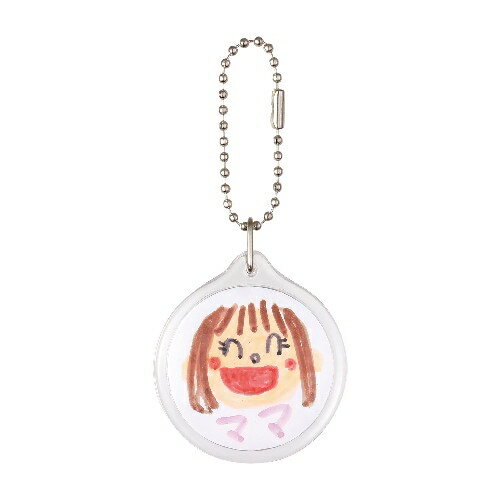 アーテック ワンタッチクリアキーホルダー 丸型