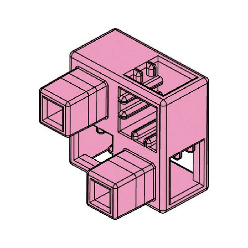 アーテック Artecブロック ハーフB 8P ピンク