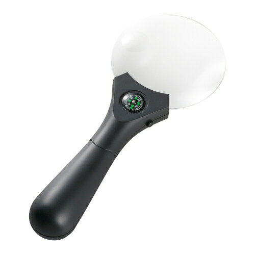 Magnifying Glasses - OHM オーム電機 LEDハンドルーペ　3倍、4.5倍 レンズ直径90mm　LH-M10HL90A　虫眼鏡 天眼鏡 介護用品