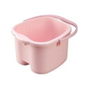 底の突起がツボを刺激 足湯専科 パステルピンク(レディース用)323x323x211mm 4905596250227