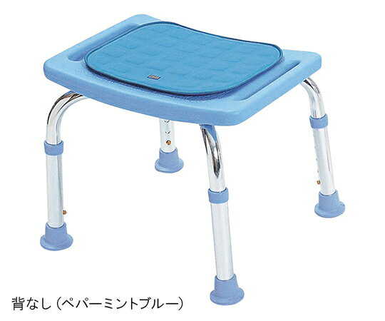 シャワーチェア ソフトクッションミニ 背なし ペパーミントブルー　T-6605-5　4541053313199