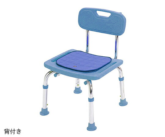 シャワーチェア ソフトクッションミニ 背付き ペパーミントブルー　T-6606-5　4541053314196