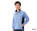 ハーフジャケット(男女兼用)ブルー L WH90245-027 4932309583846