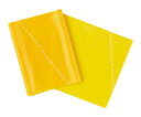 伸縮自在のトレーニングラバー セラバンド 強度弱 約125mm×2m イエロー色 TBB-1 4985972102487 リハビリ・トレーニング用品