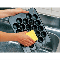 中央産業プレート脱着式角型電気たこ焼き器22個用CS3WA-0011【日本製】