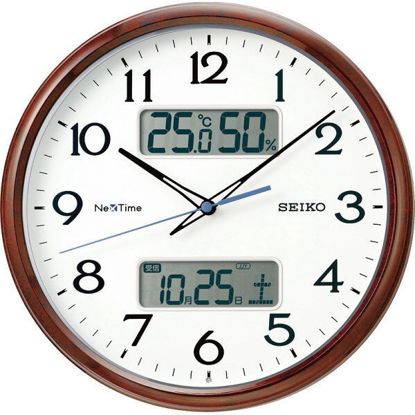 【送料無料・包装無料・のし無料】 セイコー ハイブリッド電波掛時計 ZS252B (A3)