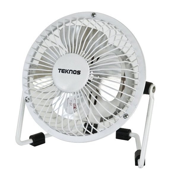 テクノス 9cm羽根フレキシブルマグネットファン ホワイト TEKNOS MG-910 マグネット扇風機 デスクファン マグネット式 ミニ扇風機のサムネイル