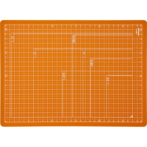 ナカバヤシ 折りたたみカッティングマットA4 オレンジ CTMO-A4OR ナカバヤシ 折りたたみカッティングマットA4 オレンジ CTMO-A4OR