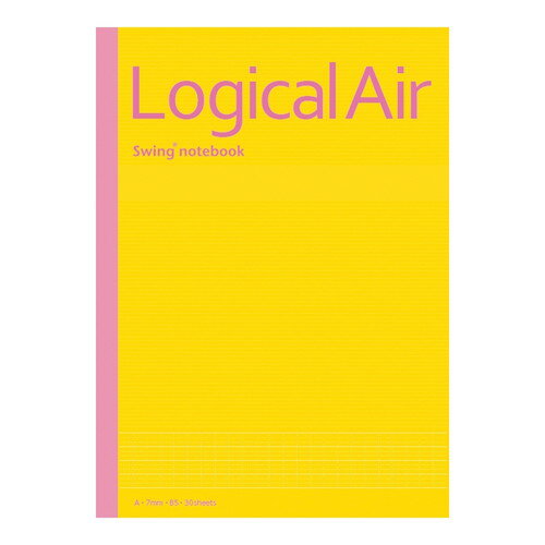 ナカバヤシ ロジカルエアーA罫30枚イエロー ノ-B546A-Y