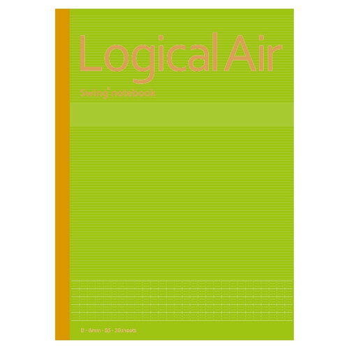 ナカバヤシ ロジカルエアーB罫30枚グリーン ノ-B546B-G