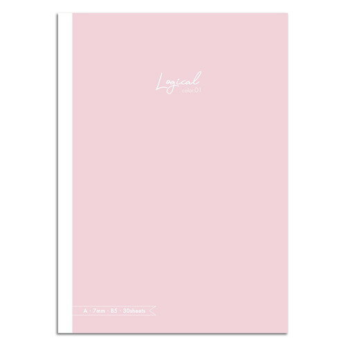 ナカバヤシ ロジカルカラーB5A罫ピンク1 NB504A-P1