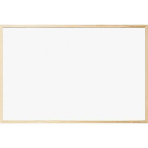 【法人様限定品 代引き不可 送料無料】ナカバヤシ　ウッドホワイトボード　900×600　WBM-E9060