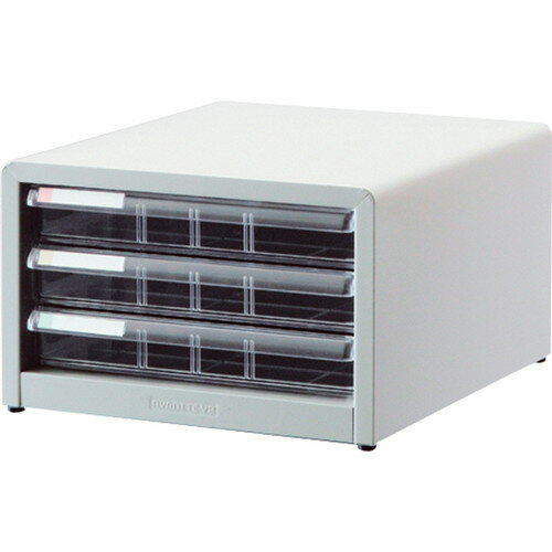 ナカバヤシ　アバンテV2レターケース　A4　浅3段　ニューグレー　AL-33ニユ-グレ-