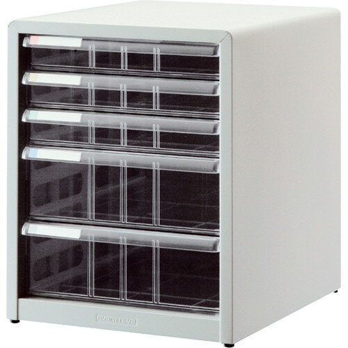 ナカバヤシ　アバンテV2レターケース A4 浅3段×深2段　ニューグレー　AL-C5