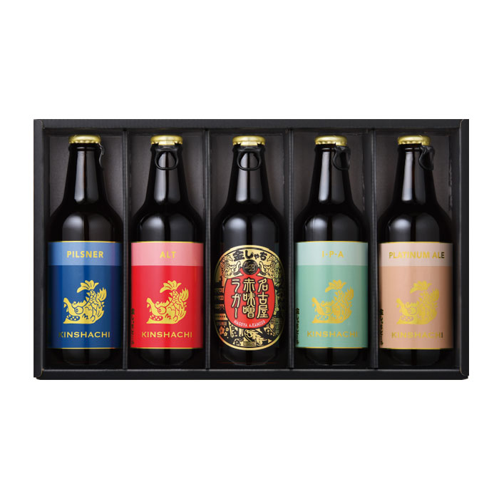 【蔵元直送・別】盛田金しゃちビール(愛知)金しゃちビールアソート5本セット KMB-5D